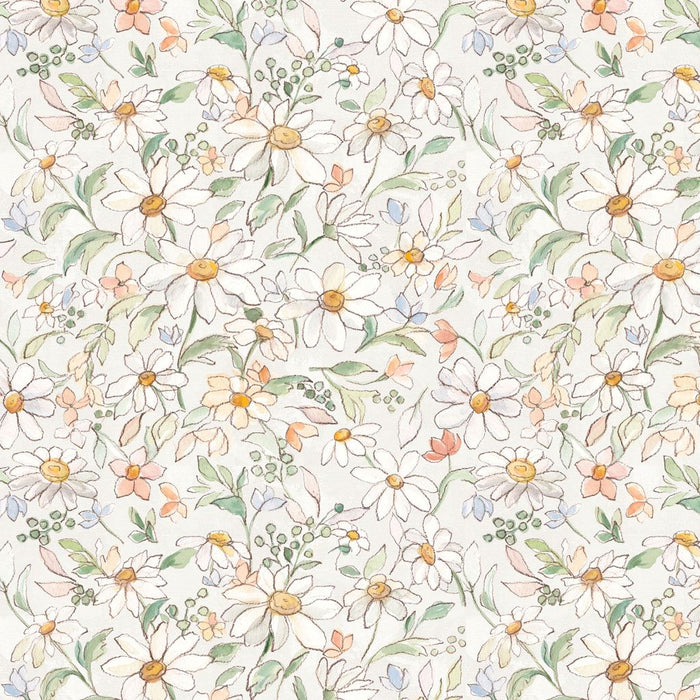 Daisy Field - Packed Floral Cream