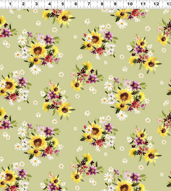 Summer Garden - Nosegays Light Olive