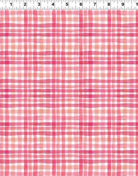 Summer Garden - Plaid Dark Coral