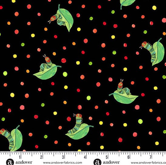 The Very Hungry Caterpillar - Snack Time Leafing Around Black