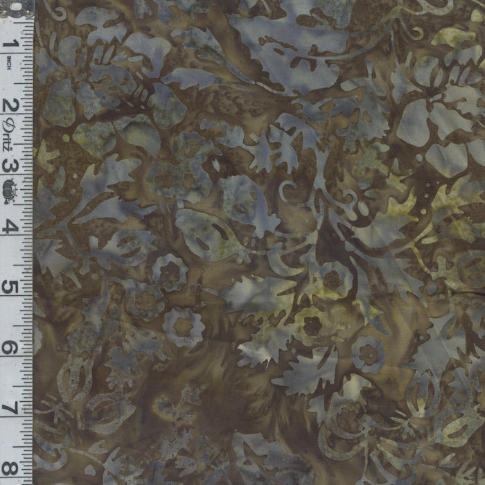 A Splash of Color Batiks - Watercolor Florals Charcoal