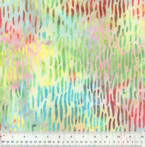 Confetti Batiks - Jagged Stripe Multi