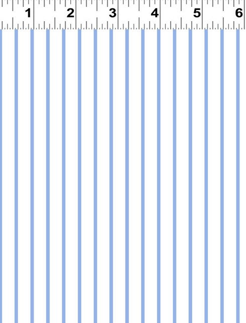 Flourish - Stripe Blue