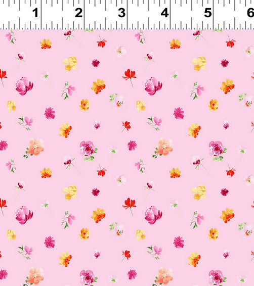 Flourish - Ditsy Floral Pink