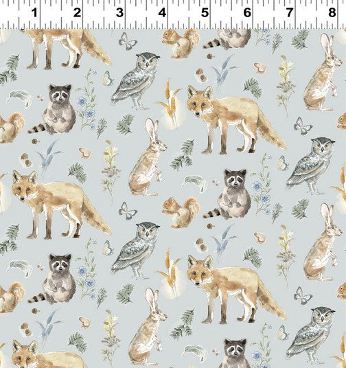 Wildwood - Animals Light Blue