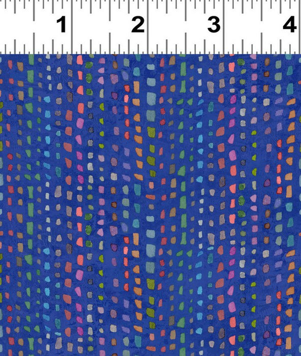 Coral Reef - Broken Stripe Royal Blue