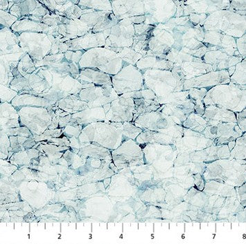 Fox Den - Stone Texture Light Blue