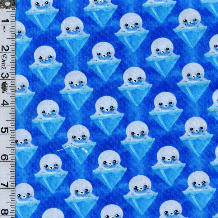 Polar Seas - Harp Seals Blue
