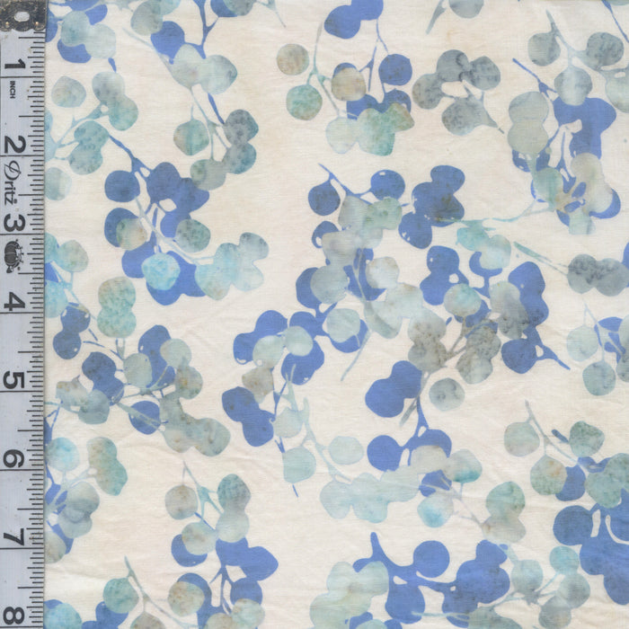 Breeze Batiks - Geo Leaves Big Surf