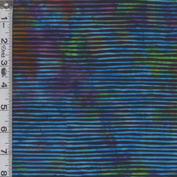 Tropical Treasures Batiks - Watercolor Stripe Spectrum