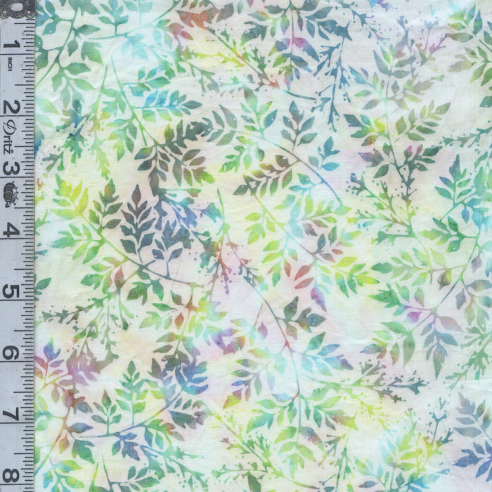 Follow The Rainbow Batiks - Ferns Light-Bright