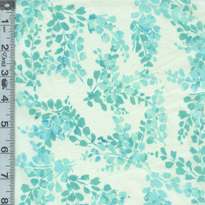 Tropical Treasures Batiks - Vines Spearmint