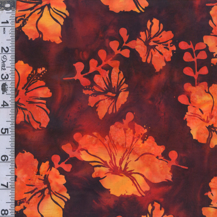 Sunset Hour Batiks - Hibiscus Paprika