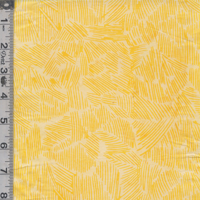 Sunset Hour Batiks - Leaves Buttercup
