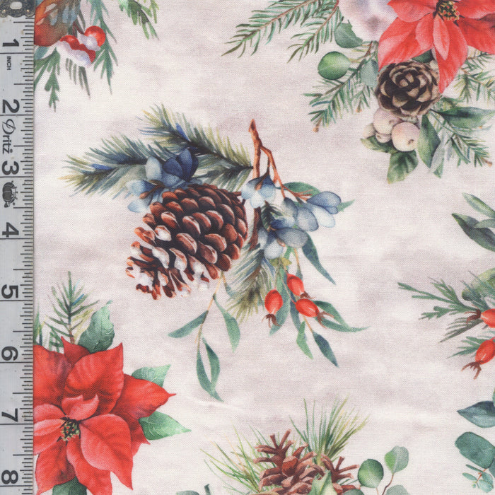 Winter Tales - Pine Blooms Frost 11" Remnant