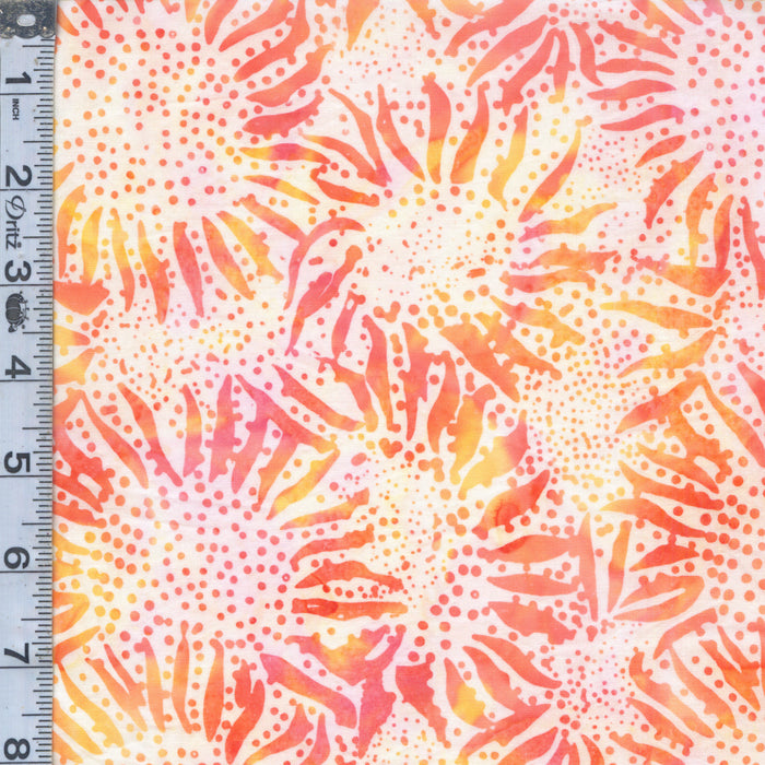 Sunset Hour Batiks - Sun Burst Poppy