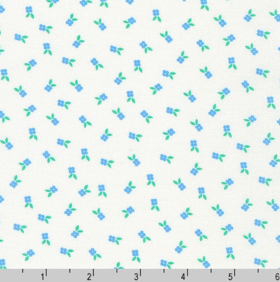 Hints of Prints - Blooms Blue