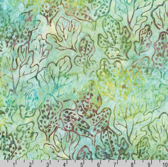Beachcombers Batiks - Seaweed Seascape
