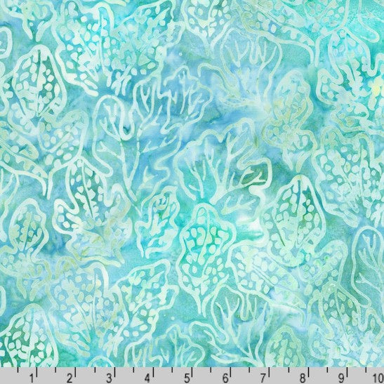 Beachcombers Batiks - Seaweed Aqua