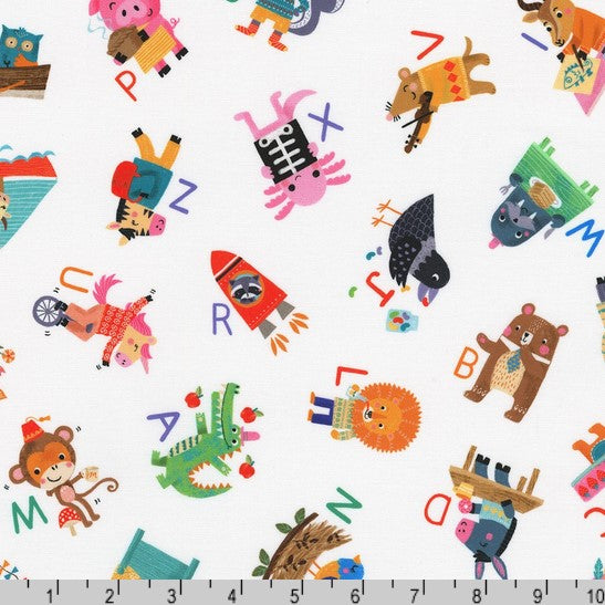 Fun-2-3 - Animal Alphabet White