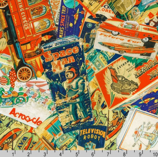 Toy Chest - Vintage Labels