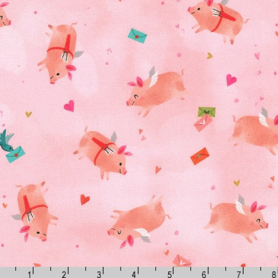 Little Valentine - When Pigs Fly Baby Pink