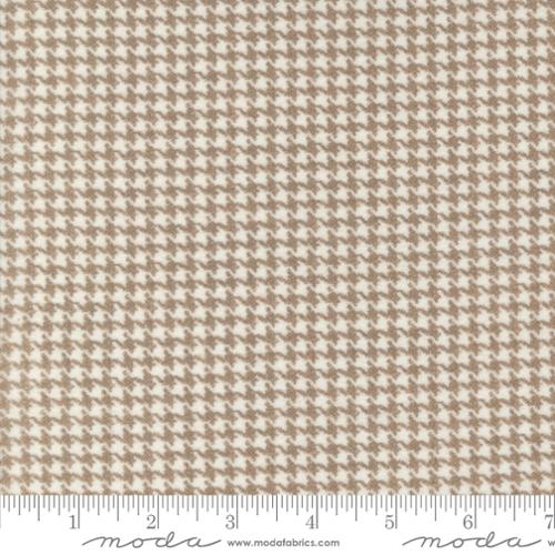 Farmhouse Flannels III - Small Houndstooth Cocoa