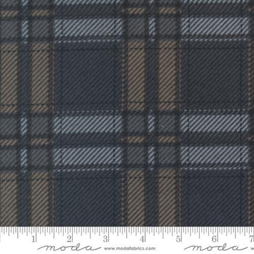 Farmhouse Flannels III - Moose Plaid Graphite Pewter
