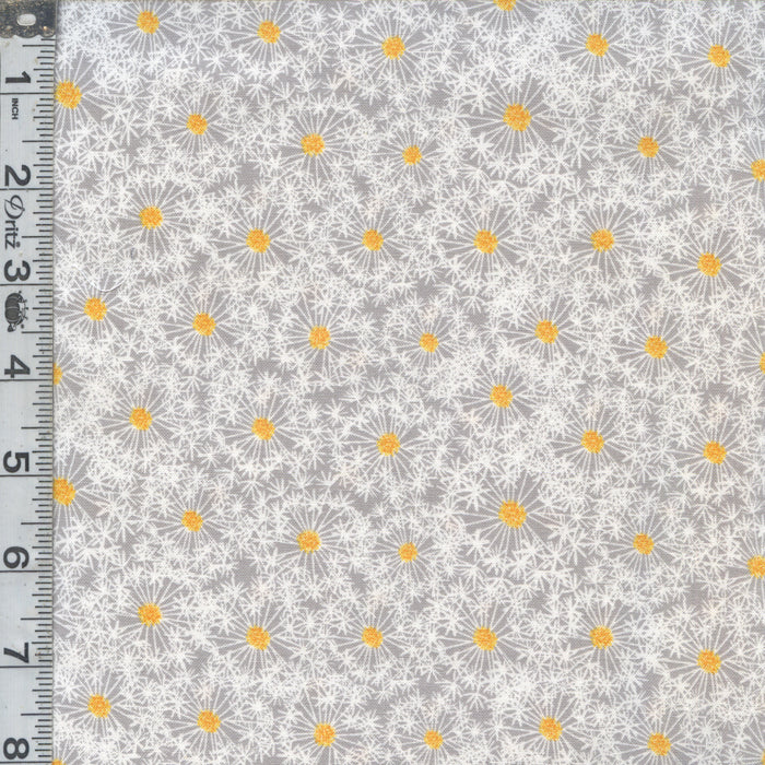 Beecroft - Dandelions Light Gray 17" Remnant