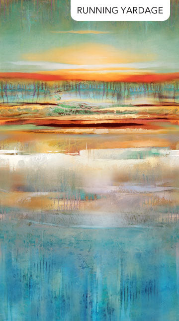 Tranquil Tides - Sunrise Ombre Blue/Green