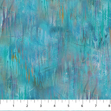 Tranquil Tides - Feather Texture Blue