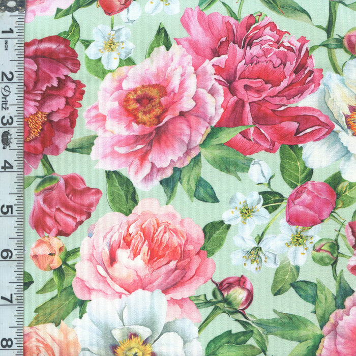 Blush - Packed Floral Green