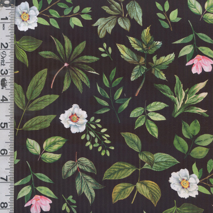 Blush - Leaf Toss Black/Green