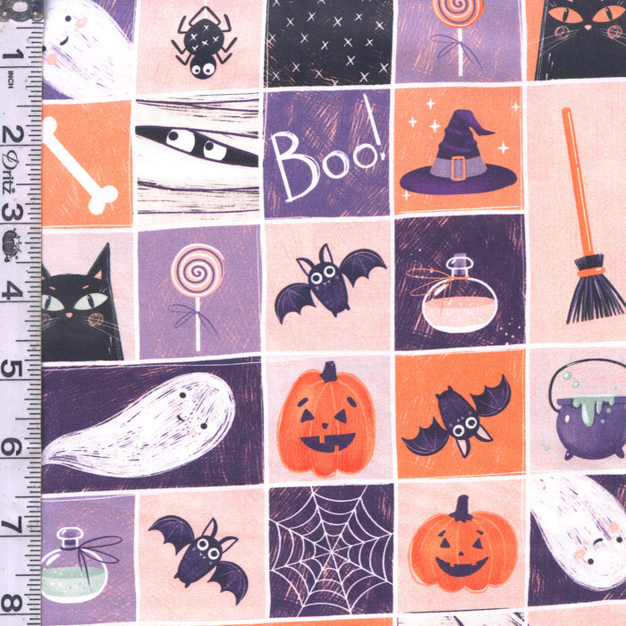 Starlight Spooks - Trick or Treat Multi 8" Remnant