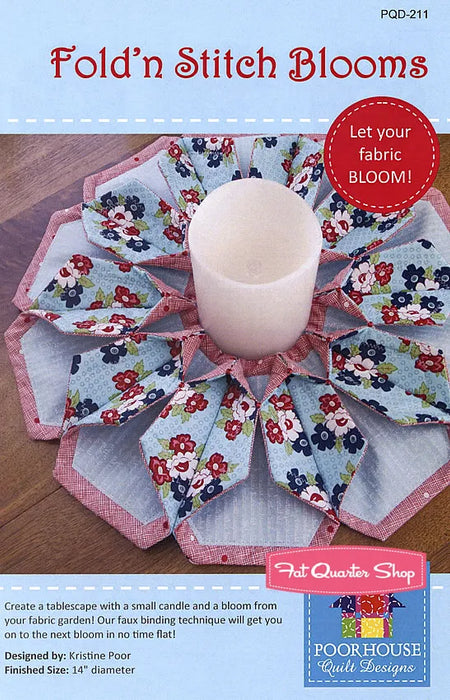 Fold'n Stitch Blooms Pattern