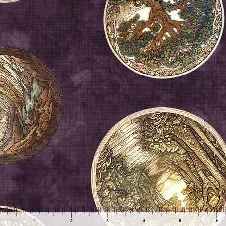 Enchanted Forest - Landscape Circles Grape