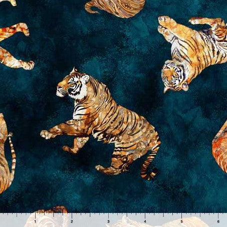 Eye of the Tiger - Tiger Toss Prussian Blue