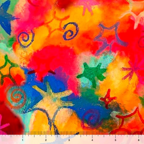 Delightful Dreams - Large Star Toss Multi