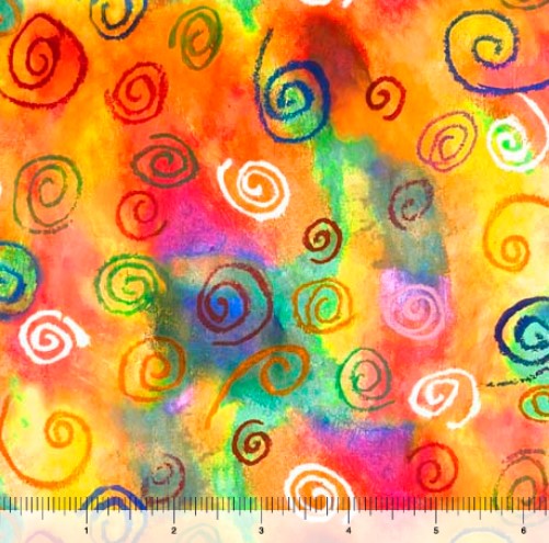 Delightful Dreams - Twirls Orange