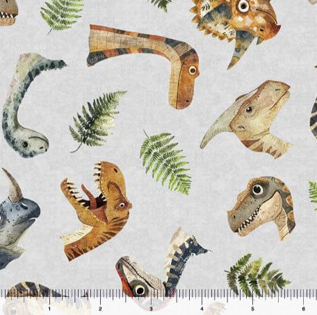 Dinoroars! - Dino Heads Gray