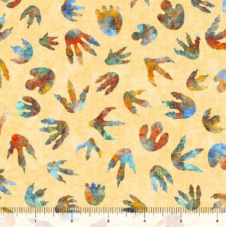 Dinoroars! - Dino Tracks Light Gold