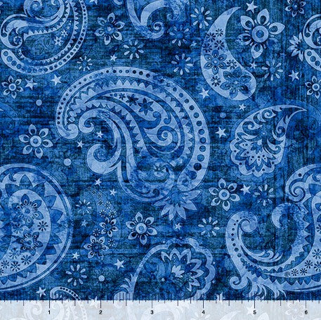 American Tapestry - Paisley Blue