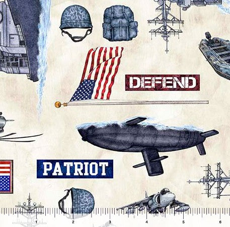 Patriot - Navy Cream