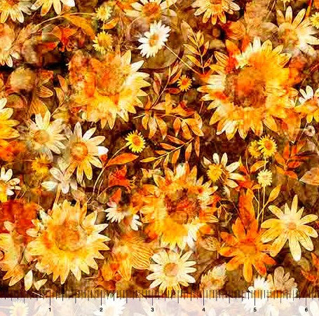 All The Buzz - Bees & Floral Brown