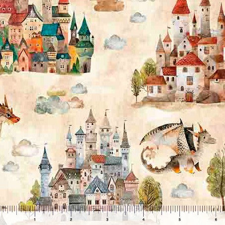 Dragon Dreams - Dragons & Castles Tan