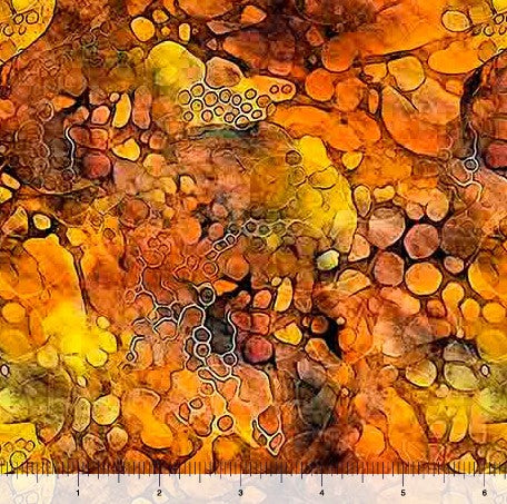Dragon Dreams - Scale Texture Burnt Orange
