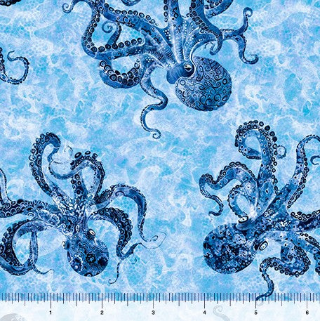 Ocean Blues - Octopus Blue