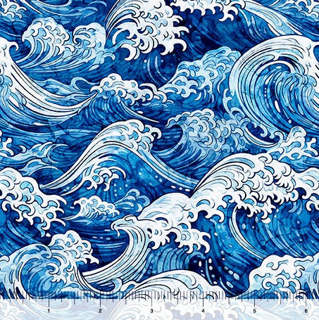 Ocean Blues - Ocean Waves Blue