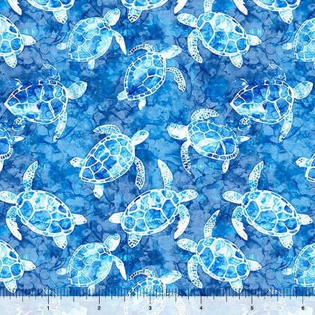 Ocean Blues - Sea Turtles Blue