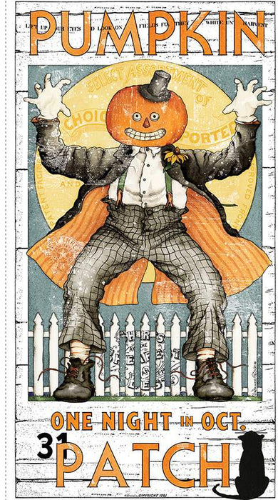 Pumpkin Patch Panel - Pumpkin Poster